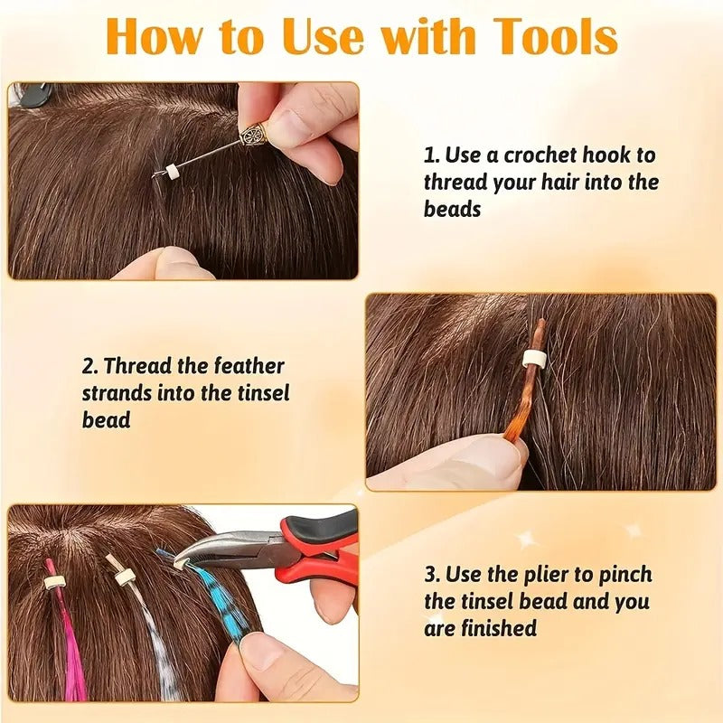 Tool Kit for Synthetic Hair Extensions