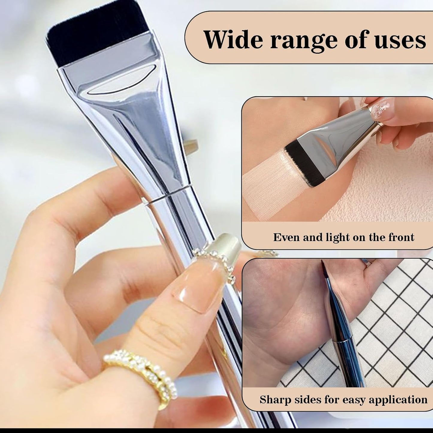 Foundation Brushes Flat