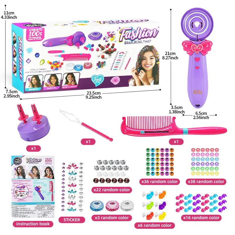 DIY Automatic Braiding Set / 6 Years Old +