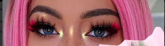 Multi-Colour False Eyelashes