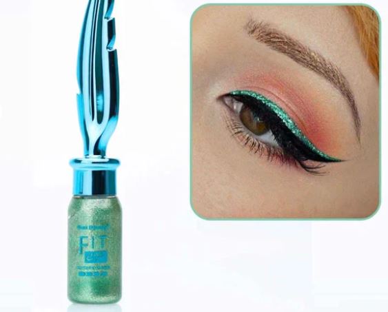 Green Liquid Glitter Eyeline
