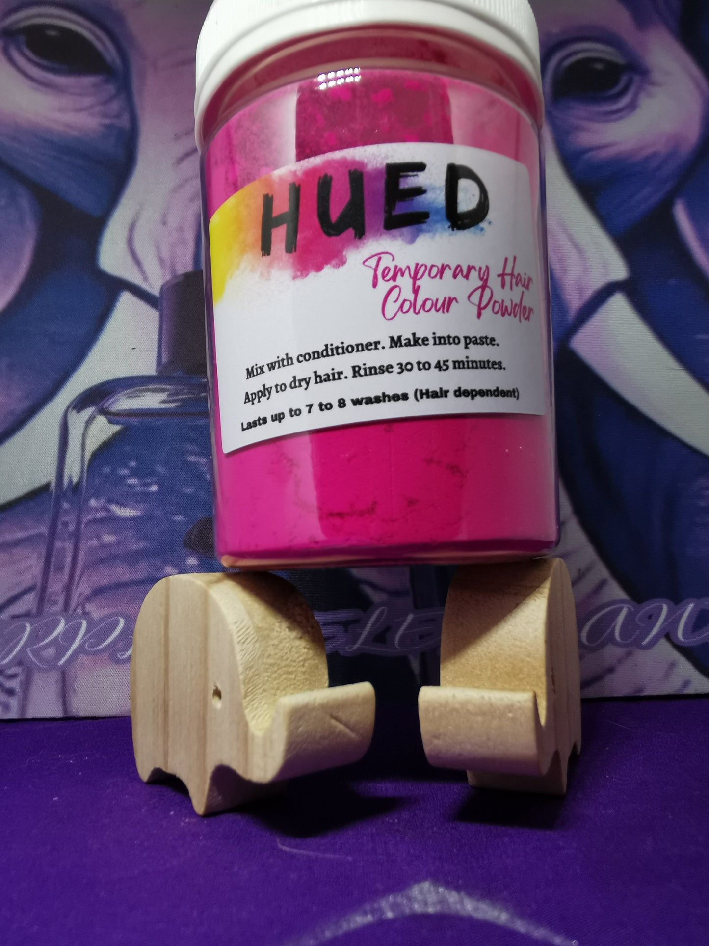 Hair Colour Powder Pink