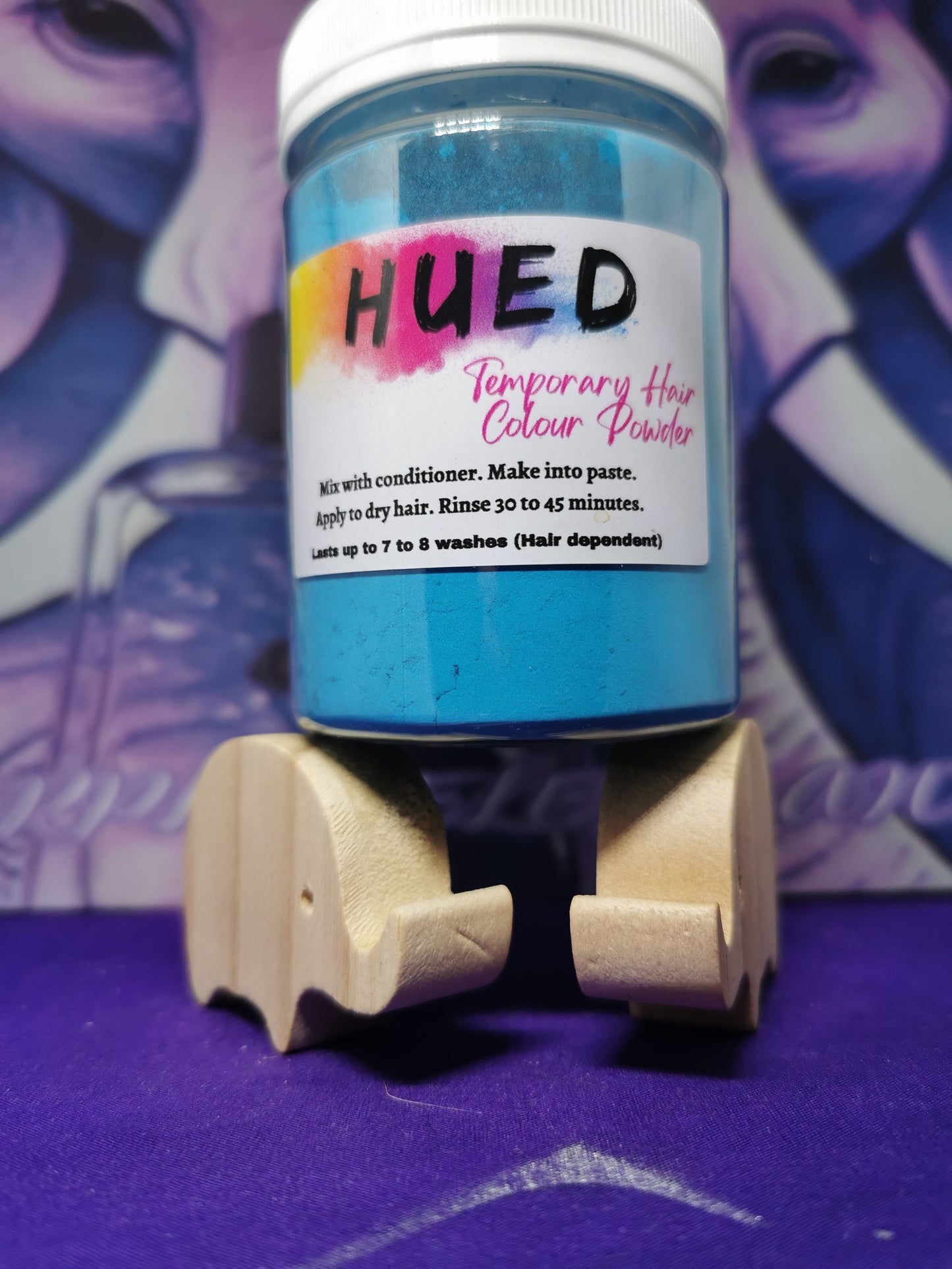 Turquoise Hair Colour Powder