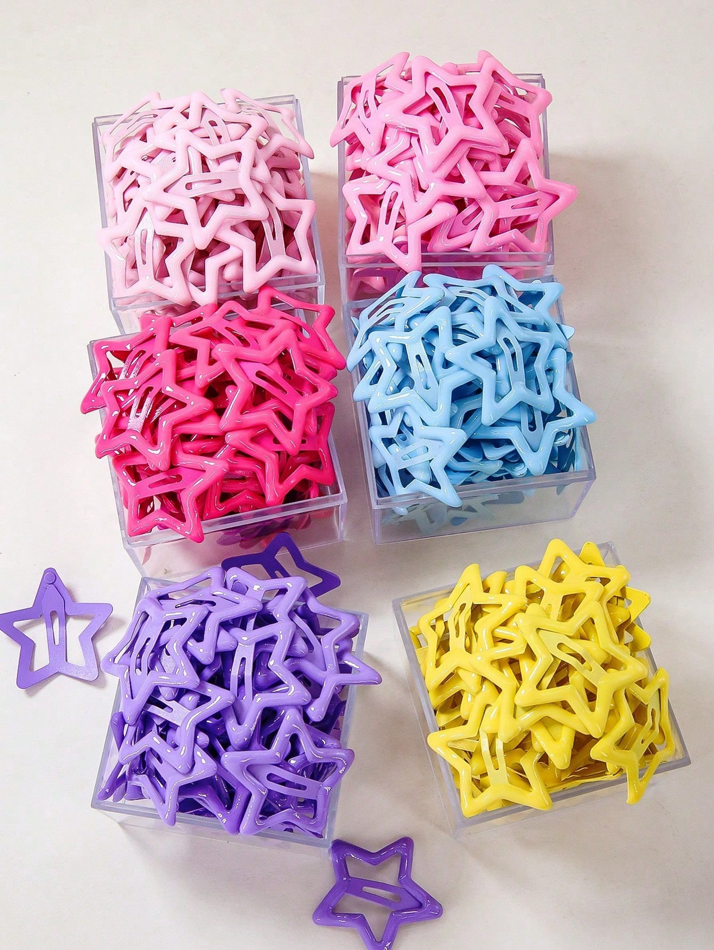 Color Star Clips