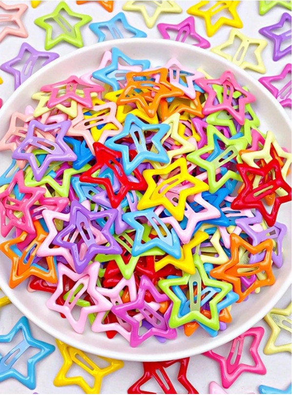Color Star Clips