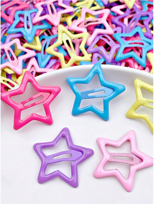 Color Star Clips