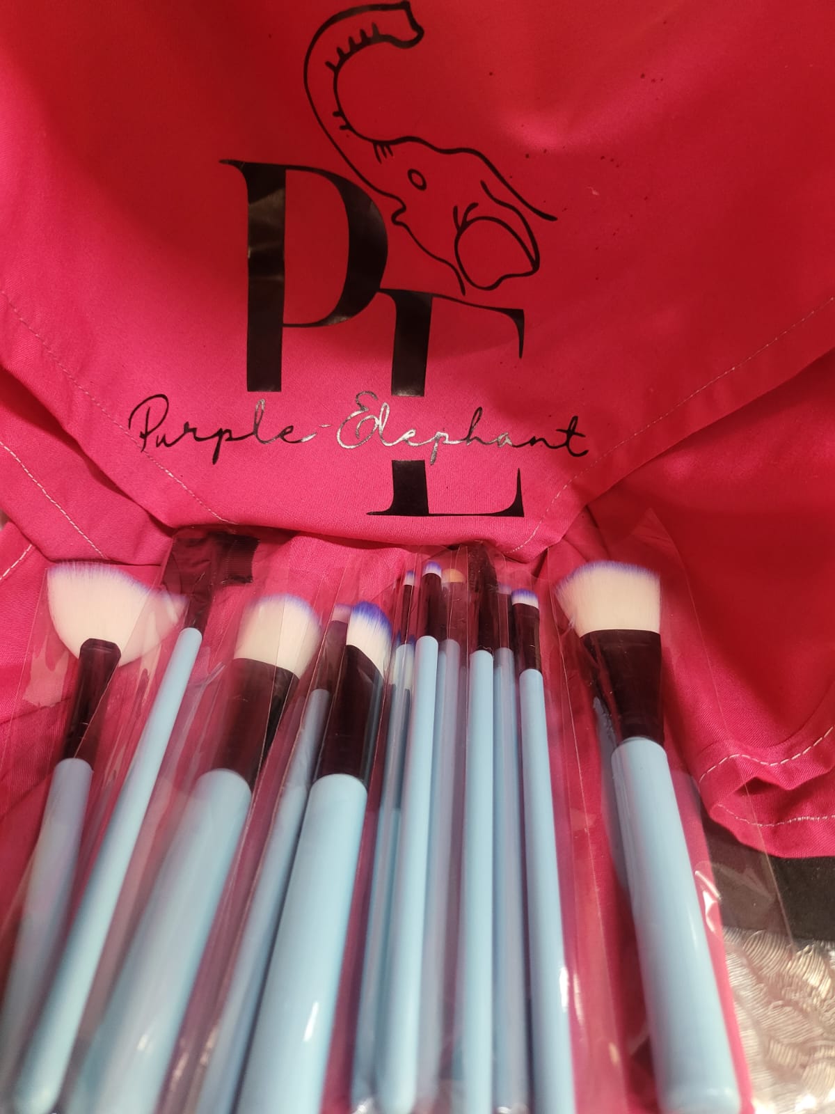 12 Pc Makeup Brush Set