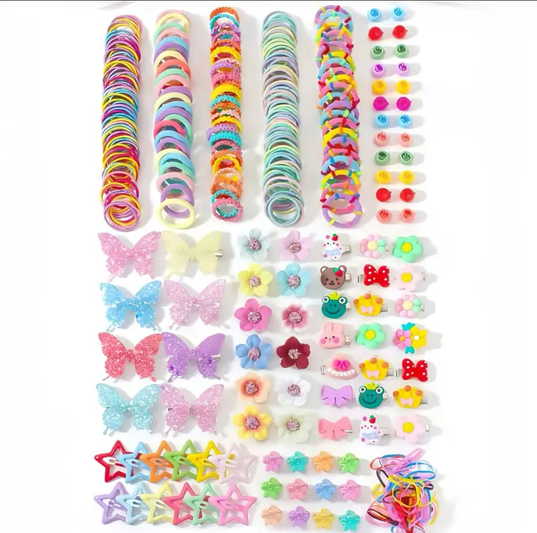 510 piece Multicolor Hair Accessory Set