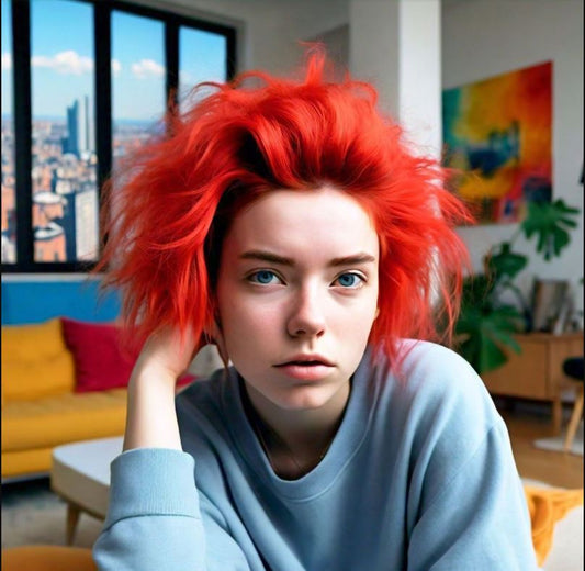 Coral Hair Colour Powder