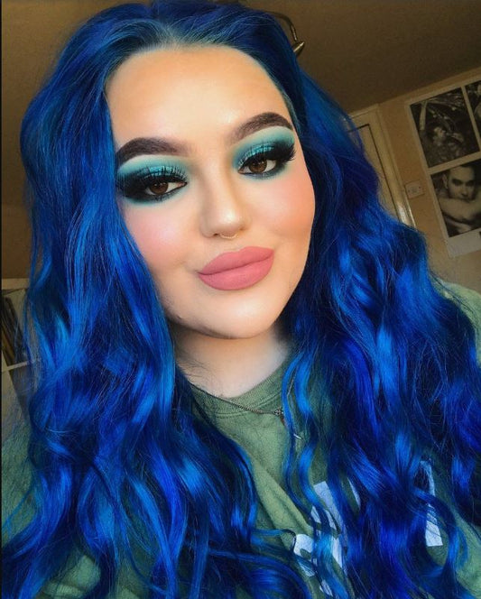 Blue Hair Colour Powder