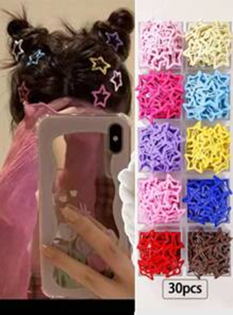 Color Star Clips
