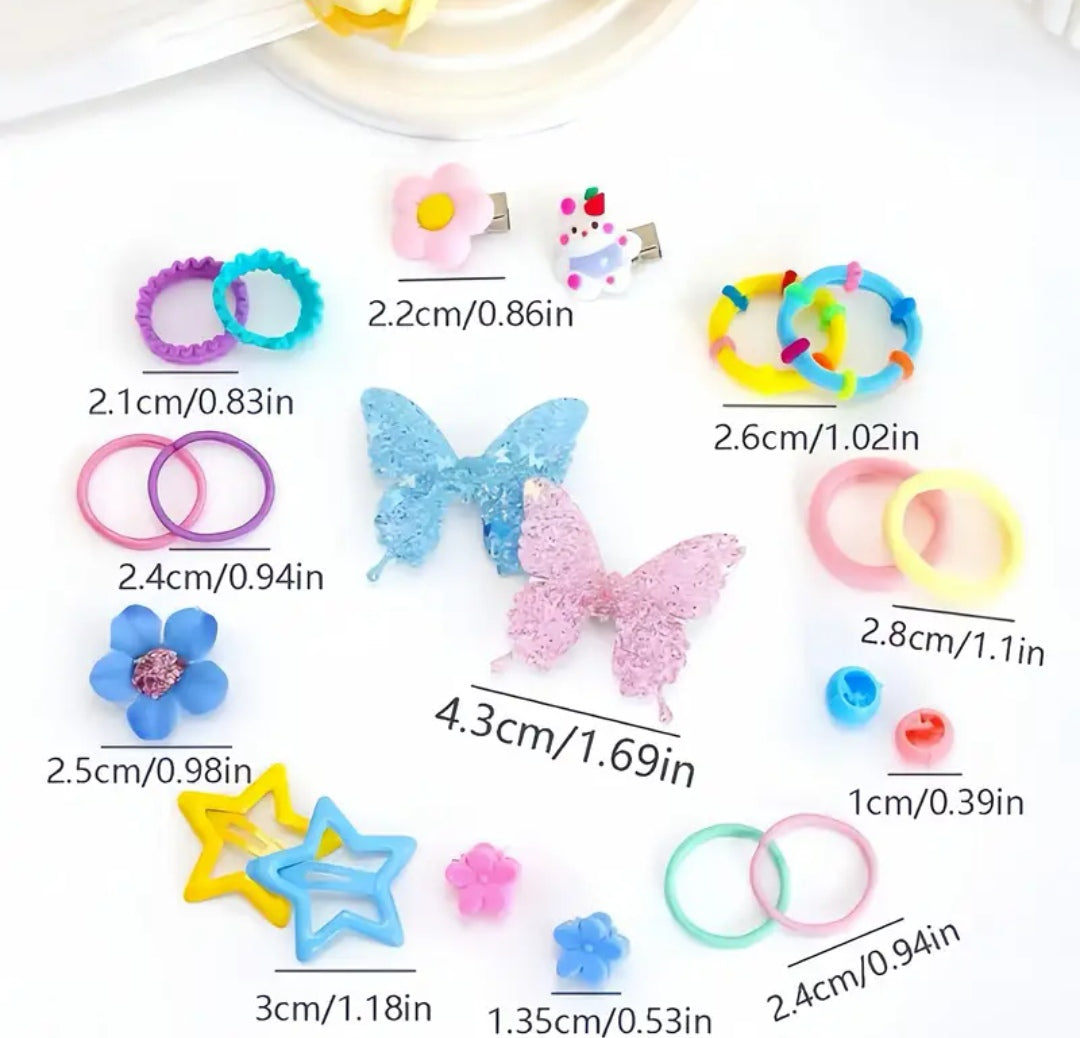 510 piece Multicolor Hair Accessory Set