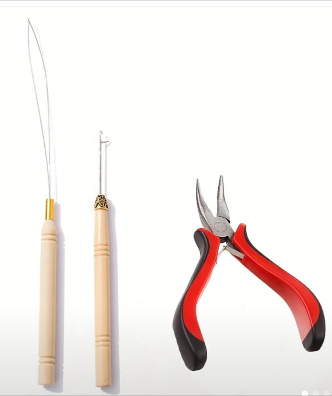 Hair Extension Pliers & Hook Tool
