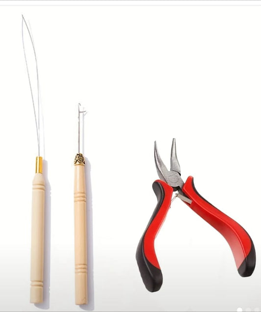 Hair Extension Pliers & Hook Tool
