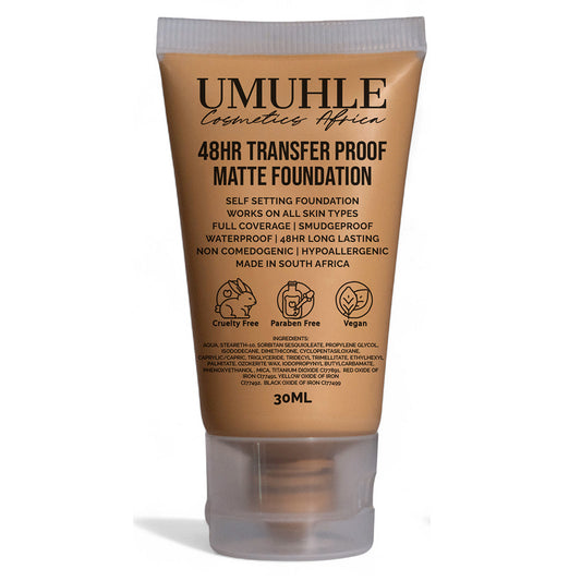 30ml 48HR Matte Transfer Proof Foundation (Umuhle)